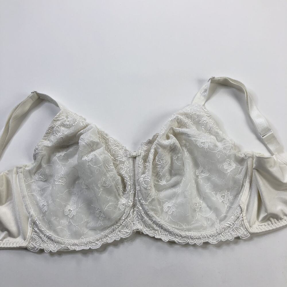 Wacoal Bra Balconette Bra 85720 Renaissance Rose Lace White Underwire 38DDD
